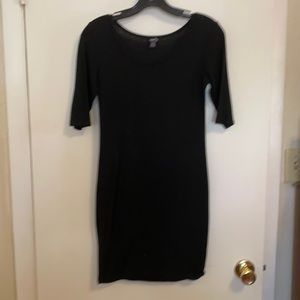 Black simple dress